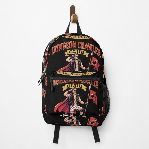 Item preview, Dungeon Crawler Club Retro Mascot - Explore Explode Repeat designed and sold by AdyKurniawan.
