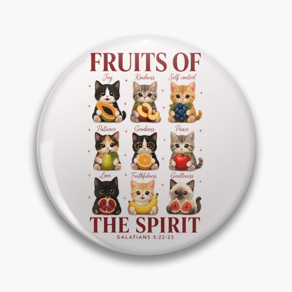 Item preview, Kittens Fruits Of Spirit Christian Cats Bible Verse Faith designed and sold by ripgoatclothing.