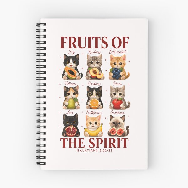 Item preview, Kittens Fruits Of Spirit Christian Cats Bible Verse Faith designed and sold by ripgoatclothing.