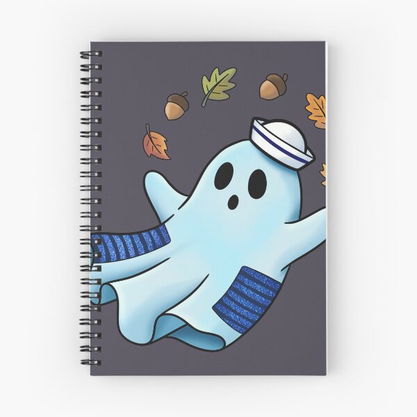 Item preview, Sailor Ghost | Cute Autumn Halloween Illustration designed and sold by Ink & Kind Studio.