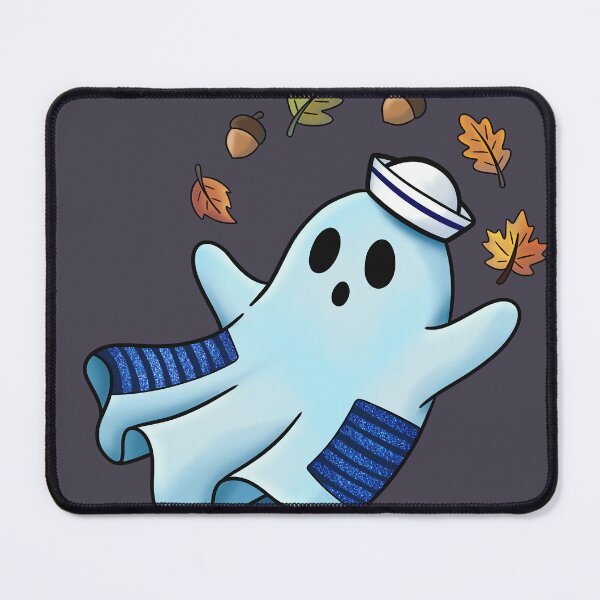 Item preview, Sailor Ghost | Cute Autumn Halloween Illustration designed and sold by Ink & Kind Studio.