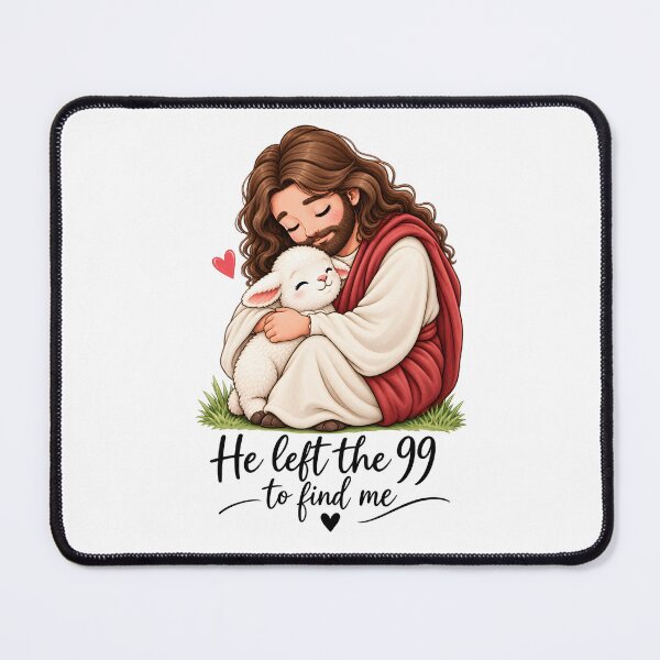 Item preview, He Left the 99 to Find Me - Christian Lost Sheep designed and sold by oumayma mokrane.