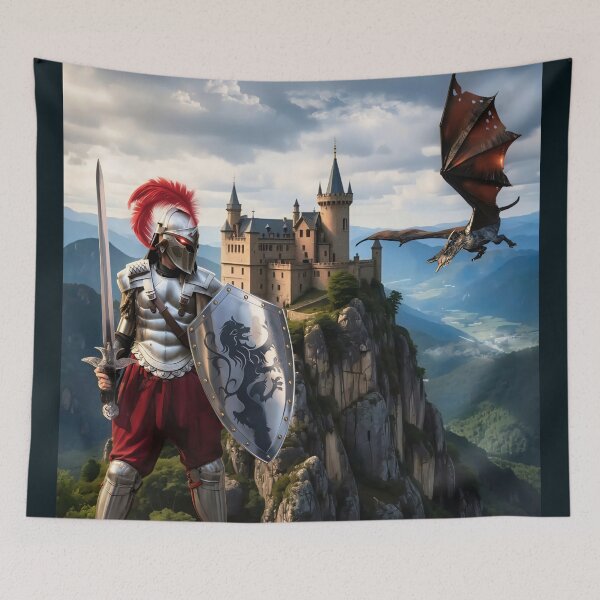 Item preview, The Dragon Slayer designed and sold by Tripp Art Studio.