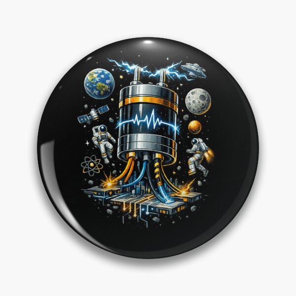 Item preview, Sci Fi Quantum Capacitor Core Space Development Tech Art designed and sold by Shakhbata-1.
