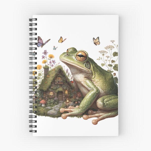 Item preview, Enchanted Frog in a Cottage Garden designed and sold by Neural-canvas.