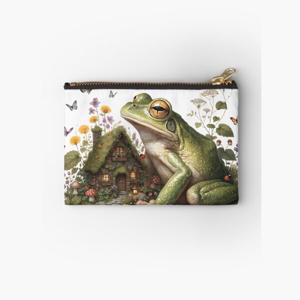 Item preview, Enchanted Frog in a Cottage Garden designed and sold by Neural-canvas.