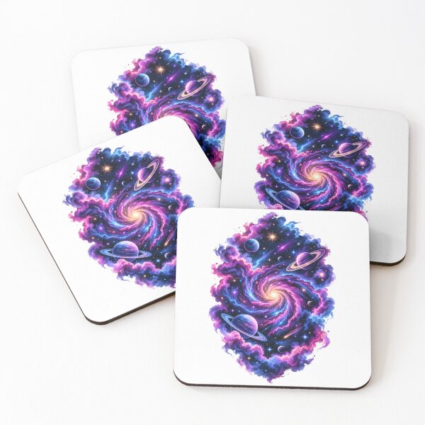 Item preview, Cosmic Galaxy Nebula T-Shirt | Purple Space Aesthetic Tee designed and sold by ASTROVIA .