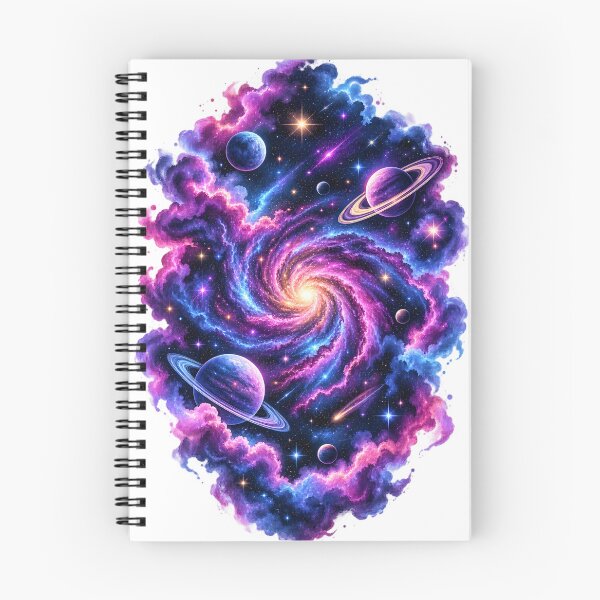 Item preview, Cosmic Galaxy Nebula T-Shirt | Purple Space Aesthetic Tee designed and sold by ASTROVIA .