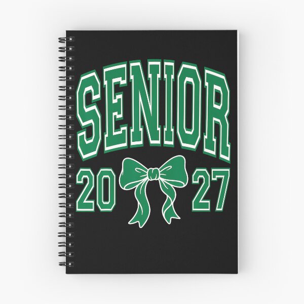Item preview, Senior Graduate Class Of 2027 Coquette Bow Green And White designed and sold by ripgoatclothing.