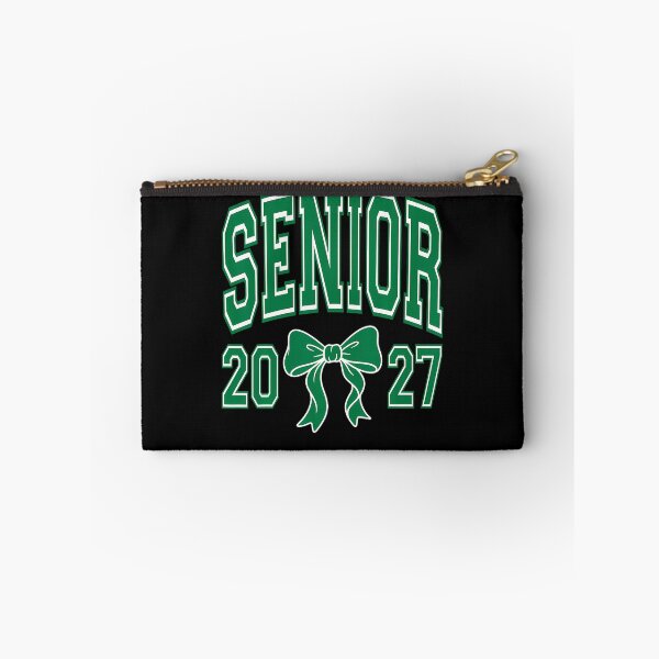 Item preview, Senior Graduate Class Of 2027 Coquette Bow Green And White designed and sold by ripgoatclothing.