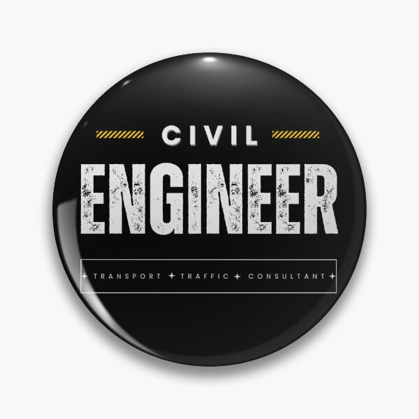 Item preview, Civil Transport Engineer white on black designed and sold by Danspie.