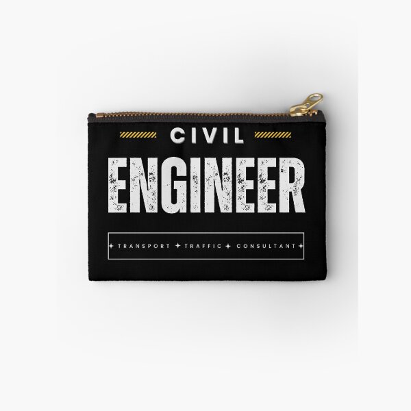 Item preview, Civil Transport Engineer white on black designed and sold by Danspie.