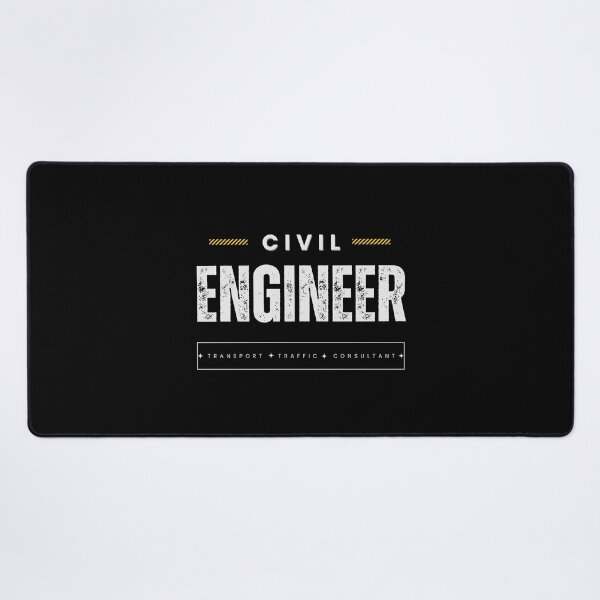 Item preview, Civil Transport Engineer white on black designed and sold by Danspie.