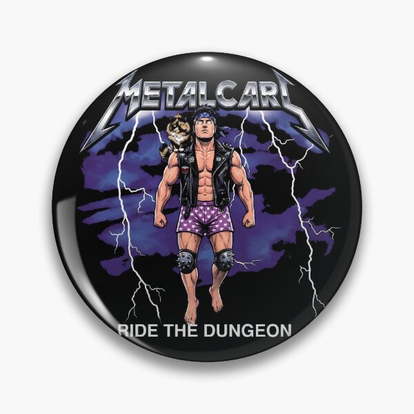 Item preview, Metalcarl Ride The Dungeon - 80s Heavy Metal LitRPG  designed and sold by AdyKurniawan.