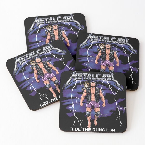 Item preview, Metalcarl Ride The Dungeon - 80s Heavy Metal LitRPG  designed and sold by AdyKurniawan.