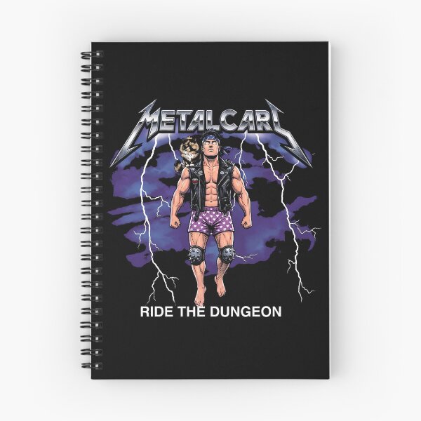 Item preview, Metalcarl Ride The Dungeon - 80s Heavy Metal LitRPG  designed and sold by AdyKurniawan.