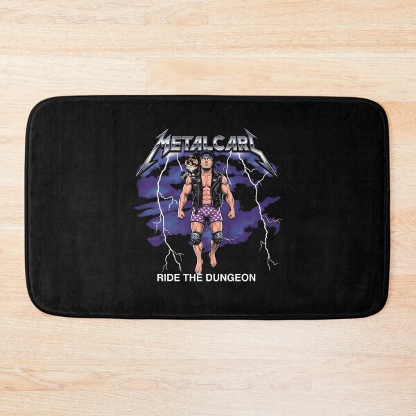 Item preview, Metalcarl Ride The Dungeon - 80s Heavy Metal LitRPG  designed and sold by AdyKurniawan.