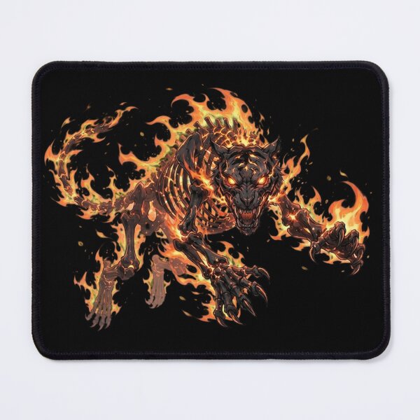 Item preview, Undead Hellfire Tiger designed and sold by Villain Vault.