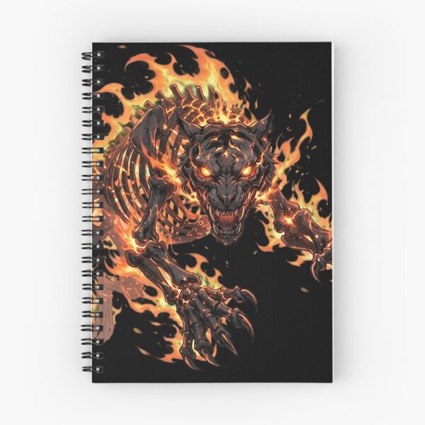 Item preview, Undead Hellfire Tiger designed and sold by Villain Vault.