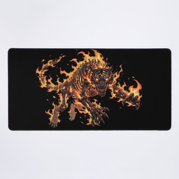 Item preview, Undead Hellfire Tiger designed and sold by Villain Vault.