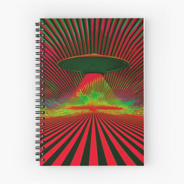 Item preview, UFO Eerie Space Weirdcore Doomcore Dark Space in Cosmic Red designed and sold by ✨nightvrld.