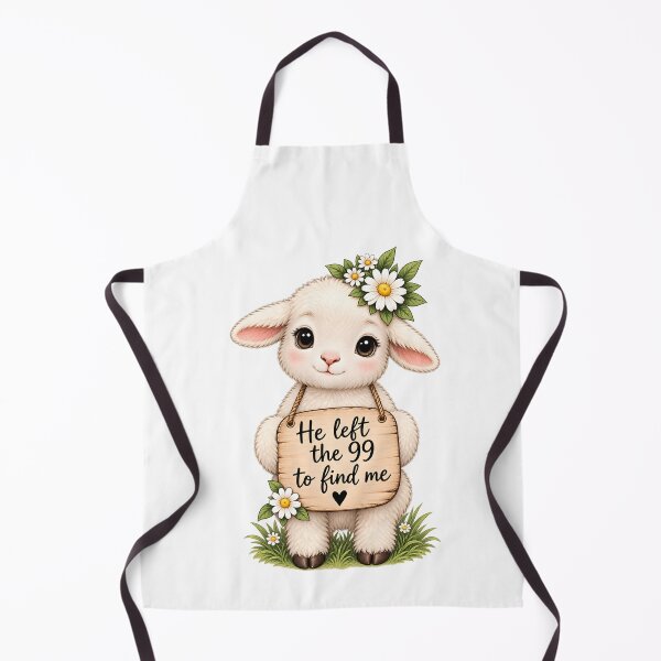Item preview, He Left the 99 to Find Me - Christian Lost Sheep Cross designed and sold by oumayma mokrane.
