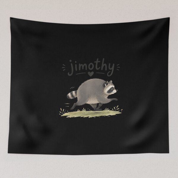 Item preview, Team Jimothy Raccoon Feral Trendy Animal Meme designed and sold by ChaosColorCo.