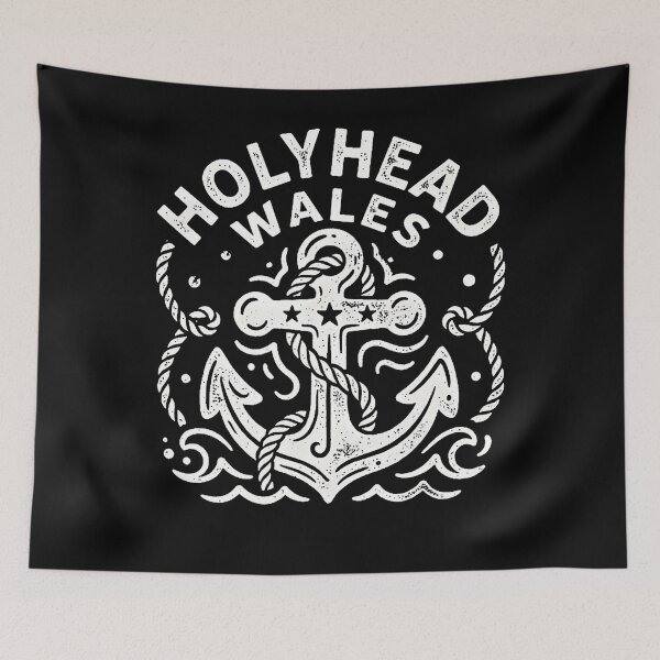 Item preview, Holyhead Wales Cute Anchor Nautical Boating designed and sold by ripgoatclothing.