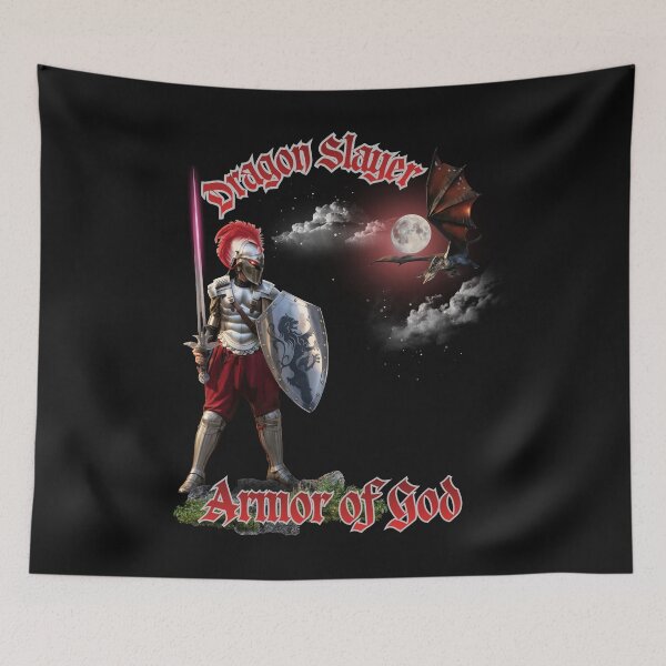 Item preview, Armor of God Dragon Slayer designed and sold by Tripp Art Studio.