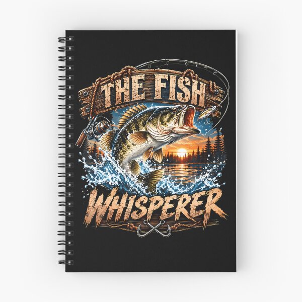 Item preview, The Fish Whisperer Funny Bass Fishing Sunset Angler designed and sold by ripgoatclothing.