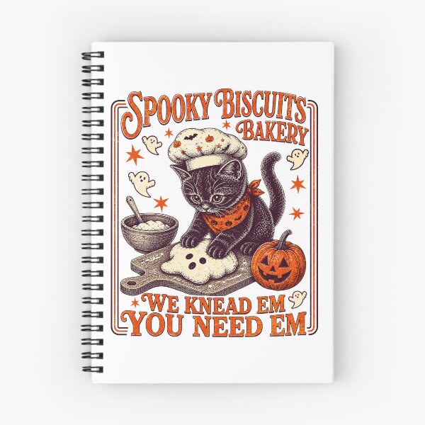 Item preview, Spooky Halloween - Kitty Biscuits We Knead Em You Need Em designed and sold by watanabeee.