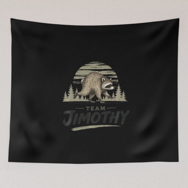 Item preview, Team Jimothy Raccoon Feral Animal Meme Humor designed and sold by ChaosColorCo.