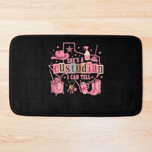 Item preview, She'S A Custodian I Can Tell Coquette Western Pink School designed and sold by ripgoatclothing.