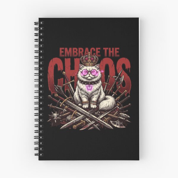 Item preview, Embrace The Chaos Princess Donut - Heavy Metal RPG Cat designed and sold by AdyKurniawan.