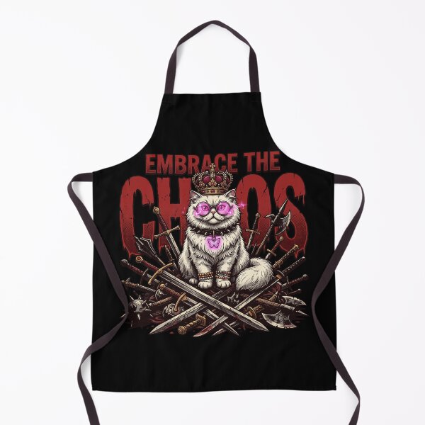 Item preview, Embrace The Chaos Princess Donut - Heavy Metal RPG Cat designed and sold by AdyKurniawan.