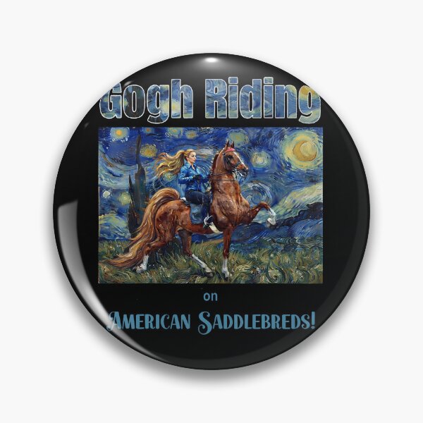 Item preview, Gogh Riding On American Saddlebreds designed and sold by ripgoatclothing.