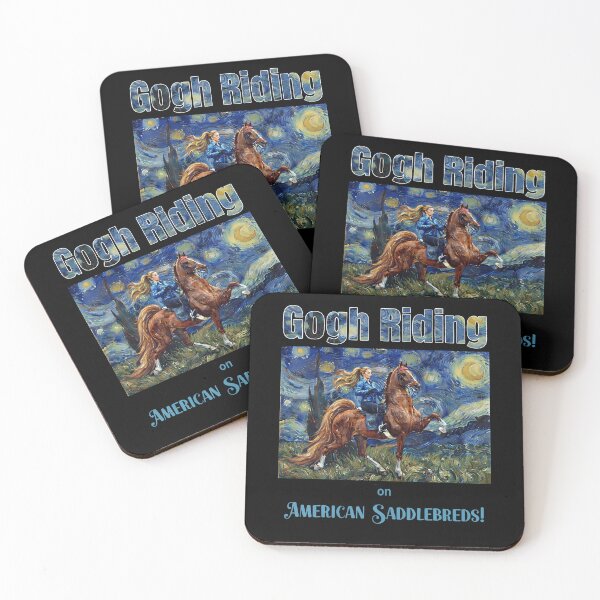 Item preview, Gogh Riding On American Saddlebreds designed and sold by ripgoatclothing.
