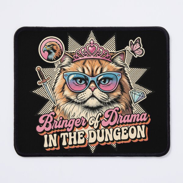 Item preview, Bringer of Drama Princess Donut - Retro Pop Art Gamer Cat designed and sold by AdyKurniawan.