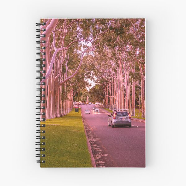 Item preview, Fraser Avenue Kings Park Sunset – Fine Art Canvas Print designed and sold by MinzMarchStudio.