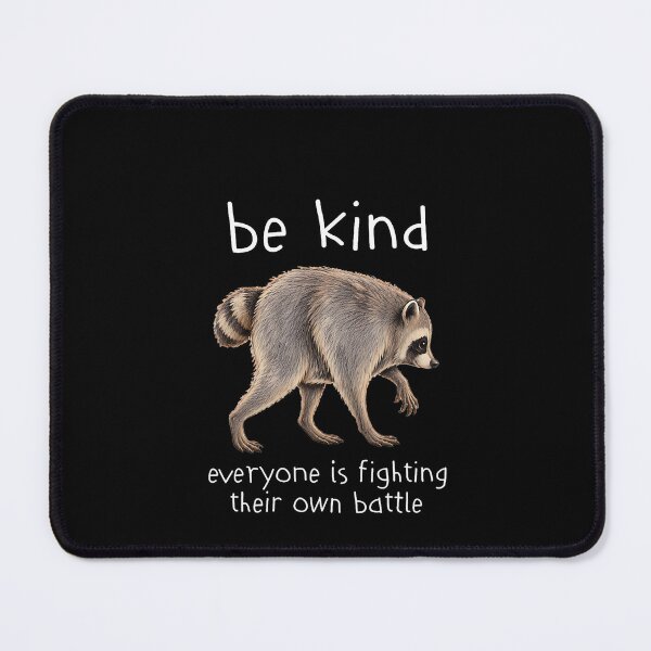 Item preview, Be Kind Jimothy Viral Raccoon Meme Humor designed and sold by ChaosColorCo.