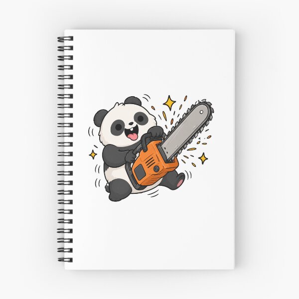 Item preview, Crazy Panda Chainsaw Funny Meme designed and sold by MonkiFlipp.