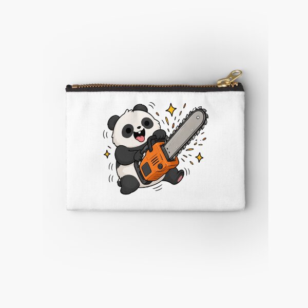 Item preview, Crazy Panda Chainsaw Funny Meme designed and sold by MonkiFlipp.