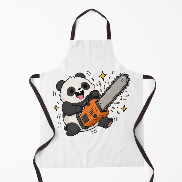 Item preview, Crazy Panda Chainsaw Funny Meme designed and sold by MonkiFlipp.