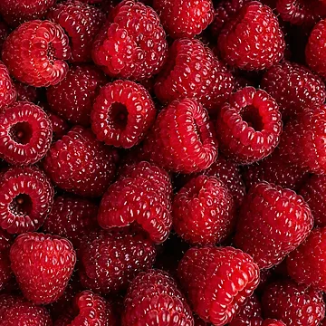 Artwork thumbnail, Fresh Sweet Ripe Raspberry Fruit Pattern by Vaelia
