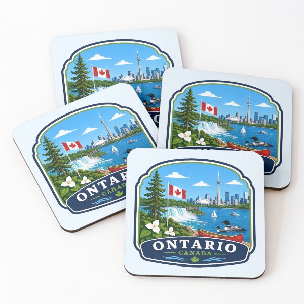Item preview, Ontario, Canada - Niagara Falls Toronto Skyline designed and sold by Myra365Art.