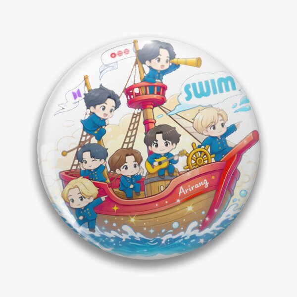 Item preview, Bts Arirang Tour Bts Bangtan Sonyeondan Arirang Swim Track Keep Swimming Arirang Hooligan Army Fan  designed and sold by Luca83Henry.