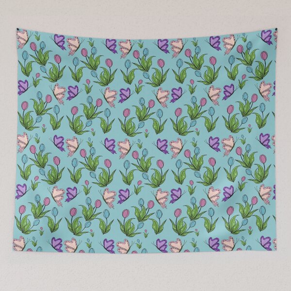 Item preview, Cute Tulips And Butterfly Patterns  designed and sold by LifeTU.