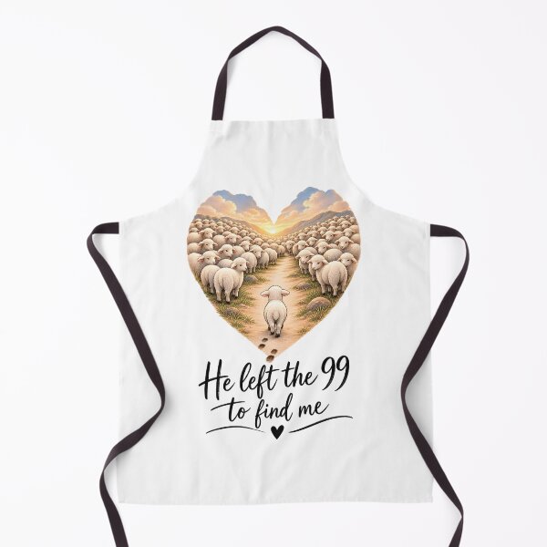 Item preview, He Left the 99 to Find Me - Christian Lost Sheep Cross designed and sold by oumayma mokrane.