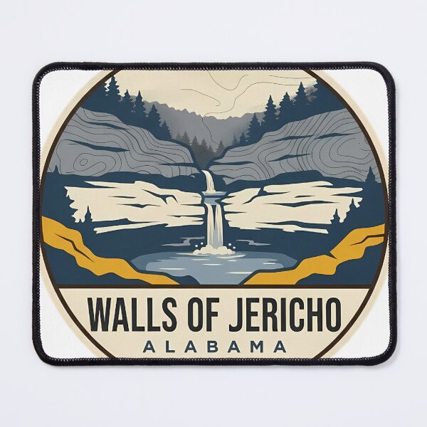 Item preview, Walls of Jericho Alabama designed and sold by DetourDgn.