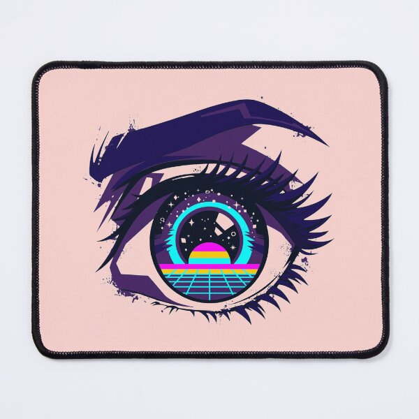 Item preview, Neon Retro Anime Eye designed and sold by KungPowUnicorn.